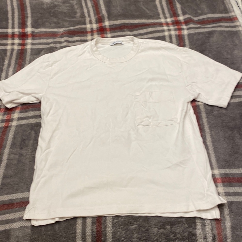 White Zara Tee